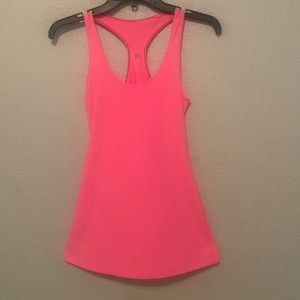 Hot pink Lululemon tank top
